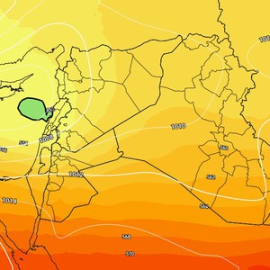 الخميس: الطقس يتحول تدريجياً إلى غائم وماطر نتيجة بداية تأثير المُنخفض الجوي
