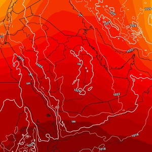 الكويت - نهاية الأسبوع | مُرتفع جوي يسيطر على الدولة يجلب طقس صحو ومُستقر في عموم المناطق 