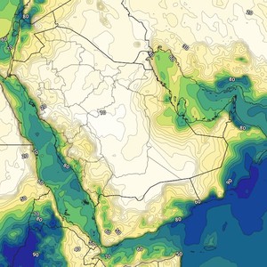 السعودية | طقس رطب بشكل كبير في المنطقة الشرقية يوم الخميس 