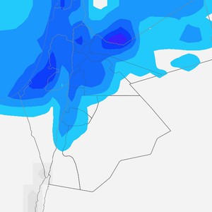 الأردن | منخفض جوي من الدرجة الثانية يبدأ تأثيراته مساء الأحد 
