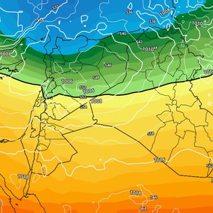 الأردن: تعرف على خصائص المنخفض الجوي المتوقع غدًا