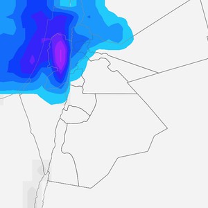 طقس ماطر على فترات وإنخفاض ملموس على درجات الحرارة يوم الإثنين