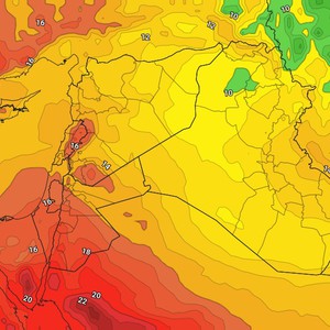 طقس مناسب للرحلات نهاراً و للجلسات الخارجية ليلاً في عطلة نهاية الأسبوع