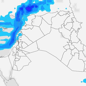 هطولات مطرية غزيرة تتركز شمال غرب البلاد يومي الإثنين والثلاثاء