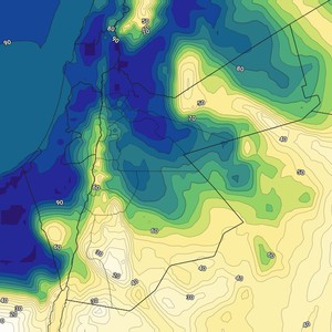 الأردن | ليلة الجمعة/السبت باردة ورطبة بشكلٍ ملحوظ وفرصة للضباب في بعض المناطق 