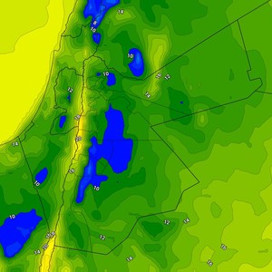 الأردن | بعد الكتلة الهوائية الحارة والمُغبرة ليلة باردة نسبياً مُقبلة على الأردن    