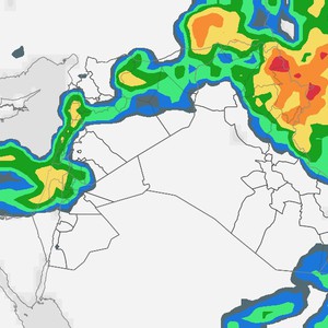 العراق - نهاية الأسبوع | مُنخفض جوي يتمركز شمال العراق وكتلة هوائية باردة تعبر تدريجيًا