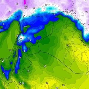 العراق | ارتفاع طفيف آخر على درجات الحرارة المُقاسة مع بقاء الطقس بارد الثلاثاء  