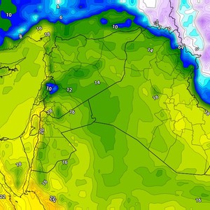 العراق | درجات الحرارة أعلى من مُعدلاتها لمثل هذا الوقت من العام يوم الثلاثاء وضباب صباحاً في بعض المناطق