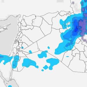العراق | استمرار فرص هطول الأمطار على مناطق عشوائية الإثنين تكون على شكل ثلوج فوق القمم الشمالية 