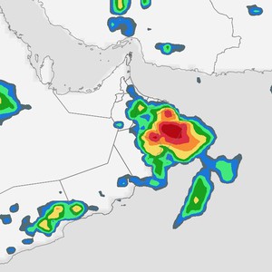 سلطنة عُمان | اشتداد الحالة الجوية الماطرة على السلطنة يومي الأربعاء و الخميس و توقعات بهطول أمطار مُتفاوتة الغزارة على العديد من المُناطق