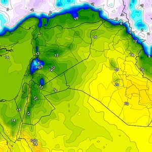 العراق | ارتفاع آخر على درجات الحرارة وطقس مُشمس الاثنين واقل برودة من السابق   