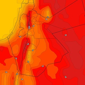 كتلة هوائية حارة تتموضع جنوب المملكة يزداد اقترابها الأيام القادمة فهل تتطور إلى موجة حارة ؟