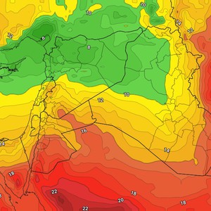 الأربعاء | طقس دافئ وغالباً مشمس في عموم مناطق المملكة