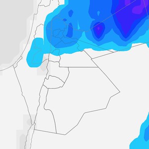 الأردن/الجمعة | درجات الحرارة قريبة من معدلاتها وفرص لزخات رعدية من المطر تتركز في البادية الشرقية بعد الظهر