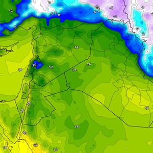 العراق | طقس مُستقر ومُشمس الأربعاء مع نشاط للرياح الشمالية الغربية فوق بعض المناطق 