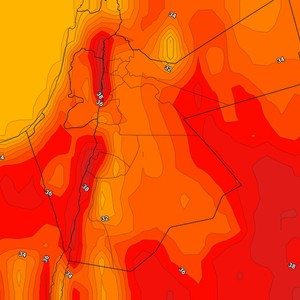 الأردن | ارتفاع آخر على درجات الحرارة وطقس حار نسبي في بعض المناطق الخميس