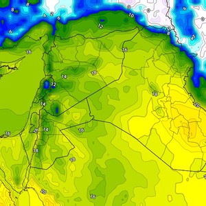 العراق | ارتفاع قليل على درجات الحرارة في مُختلف المناطق في الإثنين مع هبوب الرياح الشمالية الغربية