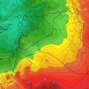 الإثنين | ارتفاع اضافي طفيف على درجات الحرارة مع استمرار الأجواء الباردة