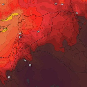 العراق - نهاية الأسبوع | طقس حار واستمرار فرص تشكل السُحب الرعدية على بعض المناطق    