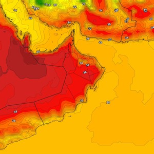 عُمان | طقس حار إلى شديد الحرارة الثلاثاء في بعض المناطق