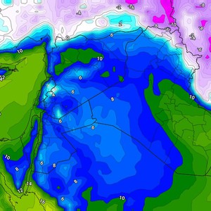 العراق | استمرار سيطرة الكتلة الهوائية شديدة البرودة على العراق الثلاثاء  
