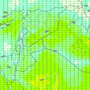 العراق | رياح نشطة ومُوجات غُبارية مُحتملة السبت تشمل العاصمة بغداد