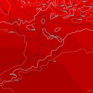 عُمان | طقس حار إلى شديد الحرارة الأربعاء واستمرار فرص الأمطار على المرتفعات الشمالية