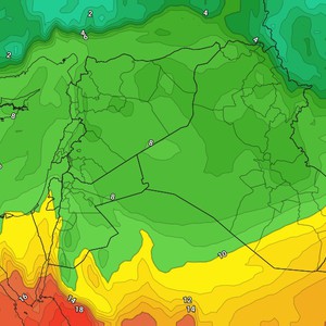 الأردن | موجة البرد تظهر جلياً على الأجواء هذه الليلة وانخفاض اضافي على درجات الحرارة يوم الأربعاء