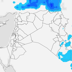العراق | حالة من عدم الاستقرار الجوي الثلاثاء وزخات رعدية من المطر في مناطق عشوائية تتركز جنوب البلاد