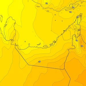 الإمارات - المركز الوطني | انخفاض آخر على درجات الحرارة وطقس رطب ليلاً 