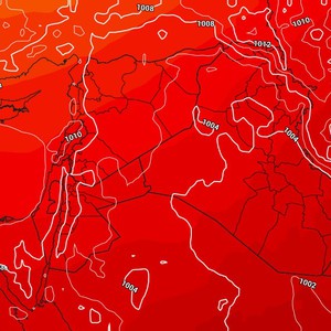 العراق | عودة درجات الحرارة للارتفاع الأربعاء وفرصة لزخات رعدية من الأمطار في اجزاء متفرقة