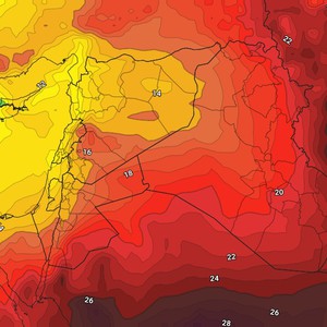 الأردن | بدء تأثر المملكة الأحد بكتلة هوائية خريفية رطبة وانخفاض ملموس على درجات الحرارة      