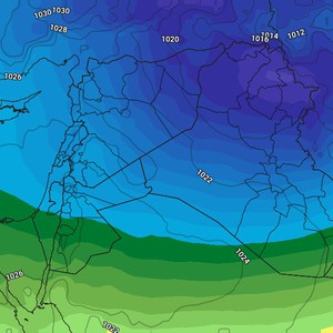 العراق | الكتلة الهوائية القطبية تتعمق وتجلب امطار وثلوج شمالاً وطقس قارس البرودة في بقية المناطق الخميس  