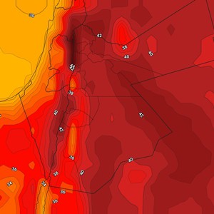 الأثنين | إستمرار تأثر المملكة بالذروة الأولى للموجة الحارة وطقس حار في أغلب المناطق
