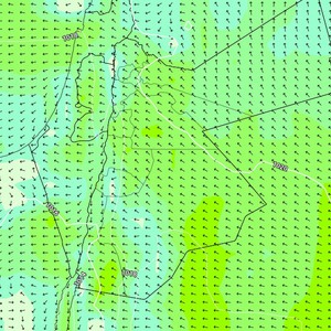 الأردن | تزايد نشاط الرياح الشرقية يصاحبها هبات قوية تثير الأتربة والغبار على العديد من المناطق