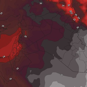 الأردن | إقتراب كتلة هوائية حارة من المملكة الإثنين وارتفاع إضافي قليل على درجات الحرارة 