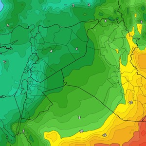 الأردن - نهاية الأسبوع | مُنخفض جوي يؤثر على المملكة وعودة للأجواء الشتوية الباردة والماطرة على فترات