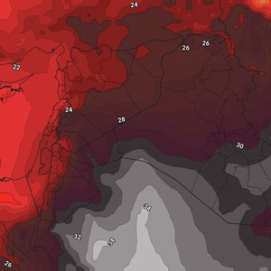 العراق | استمرار الأجواء شديدة الحرارة وتنبيه من رياح مثيرة للغبار في هذه المناطق خلال نهاية الأسبوع