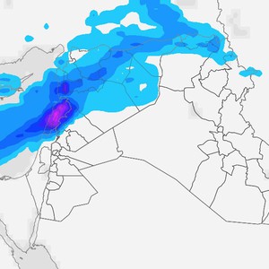 الإثنين: الفعالية الجوية تتركز غرب البلاد وخاصةً على ريف دمشق الشمالي الغربي والقنيطرة 
