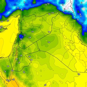 العراق | تعرف على الأحوال الجوية المتوقعة تزامناً مع مباراة المنتخب الوطني يوم غد الخميس 