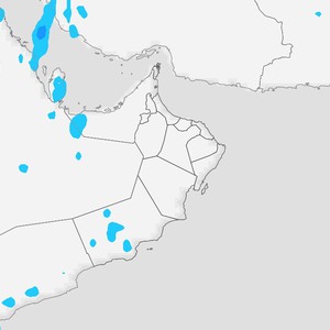زخات مُتوقعة من الأمطار على البحرين واجزاء من قطر والإمارات الجمعة  