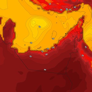الإمارات | حالة الطقس المُتوقعة في الدولة يوم الاحد 16/5/2021