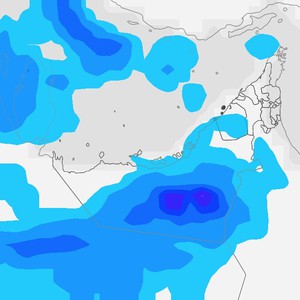 الإمارات | أمطار متفاوتة الغزارة يصحبها البرق والرعد أحياناً مع انخفاض على درجات الحرارة الأربعاء