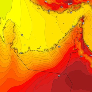 طقس الإمارات | انخفاض على درجات الحرارة الأحد مع ظهور السُحب العالية