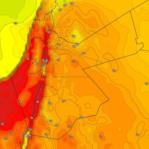 الأردن | اقتراب مُنخفض جوي خماسيني الأحد وارتفاع واضح على درجات الحرارة   