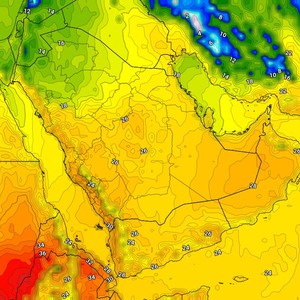 الكويت | درجات الحرارة تلامس مُنتصف العشرينيات مئوية في بعض المناطق الاربعاء