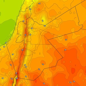 الأردن | طقس دافئ الى حار نسبياً بالتزامن مع اول ايام شهر رمضان  