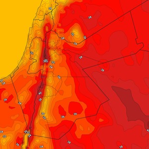 الأردن | ارتفاع قليل على درجات الحرارة الأربعاء وزيادة الشعور بالحرارة     
