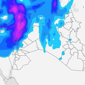 سوريا ولبنان | تنبيهات شديدة من تشكل السيول الجارفة فترة تأثير المنخفض الجوي !   